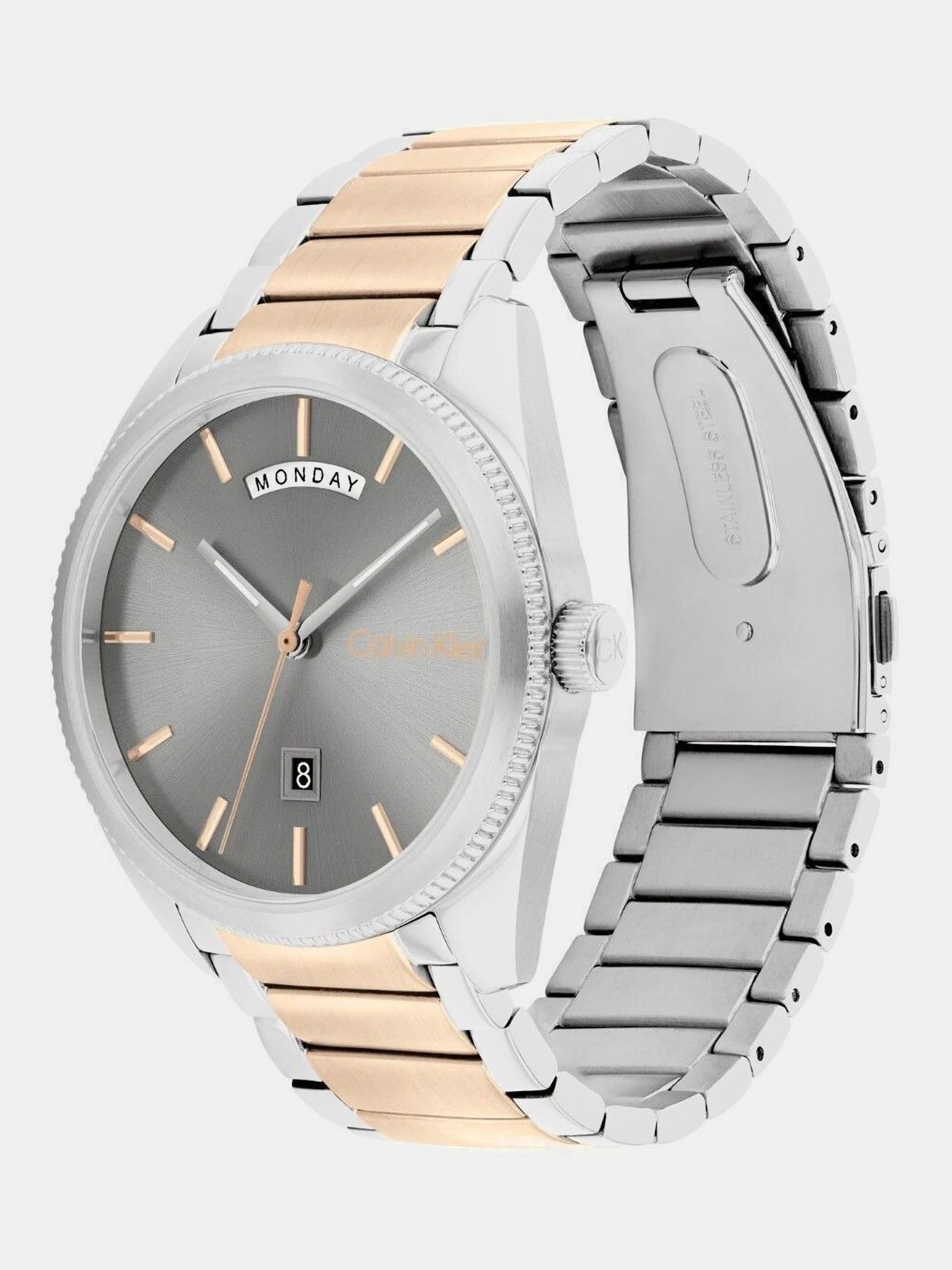 Calvin Klein 25200449 | Progress Men Quartz Grey Dial Analog Stainless Steel Watch