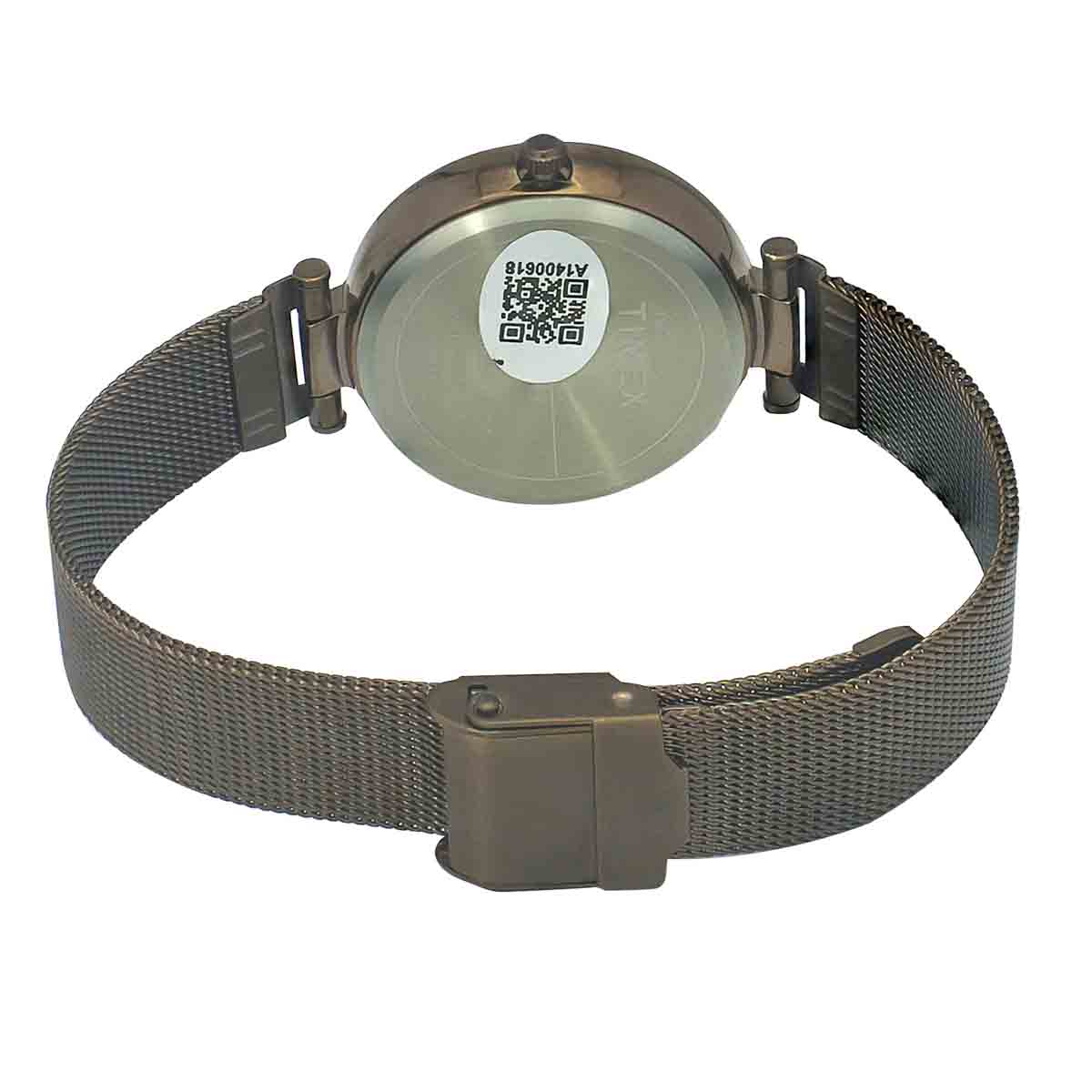 Timex TWEL11825 | Timex Fashion Women's Brown Dial Round Case 3 Hands Function Watch