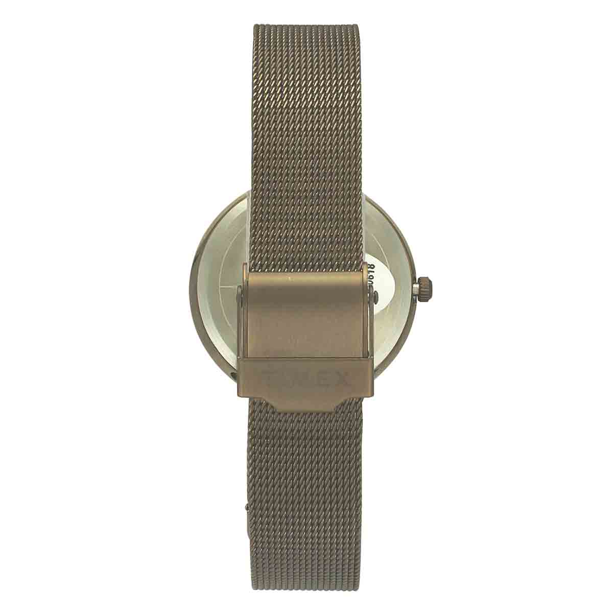 Timex TWEL11825 | Timex Fashion Women's Brown Dial Round Case 3 Hands Function Watch