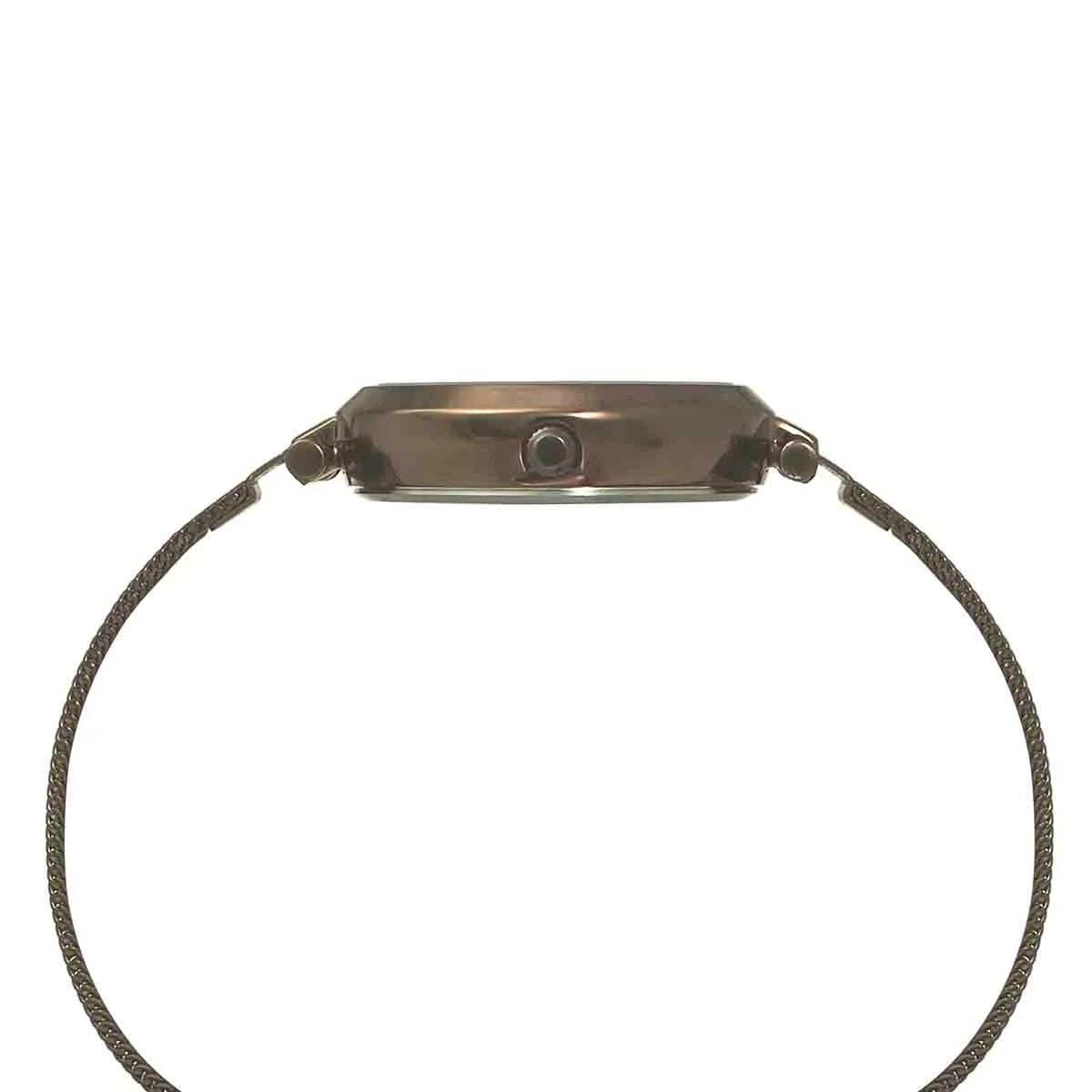 Timex TWEL11825 | Timex Fashion Women's Brown Dial Round Case 3 Hands Function Watch