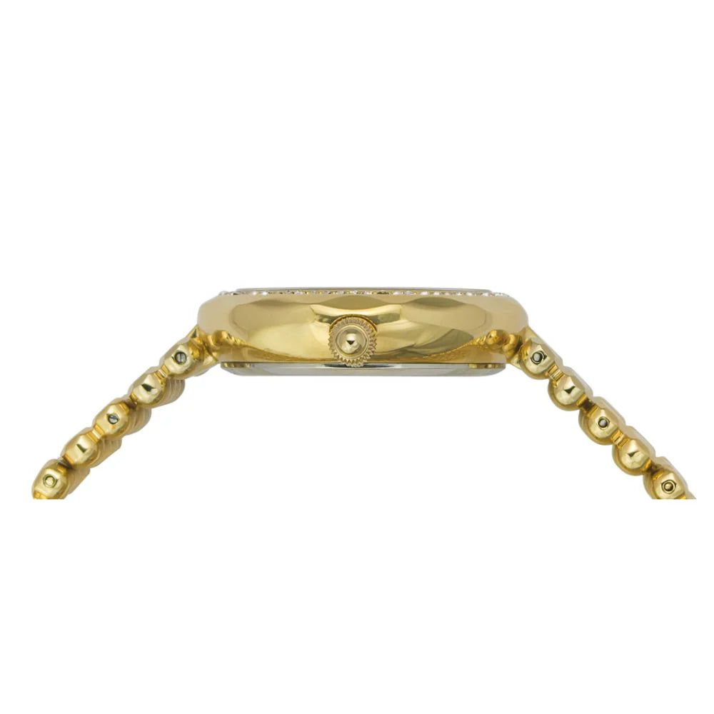Timex TWEL13905 | Timex Fria Women Champagne Round Analog Watch