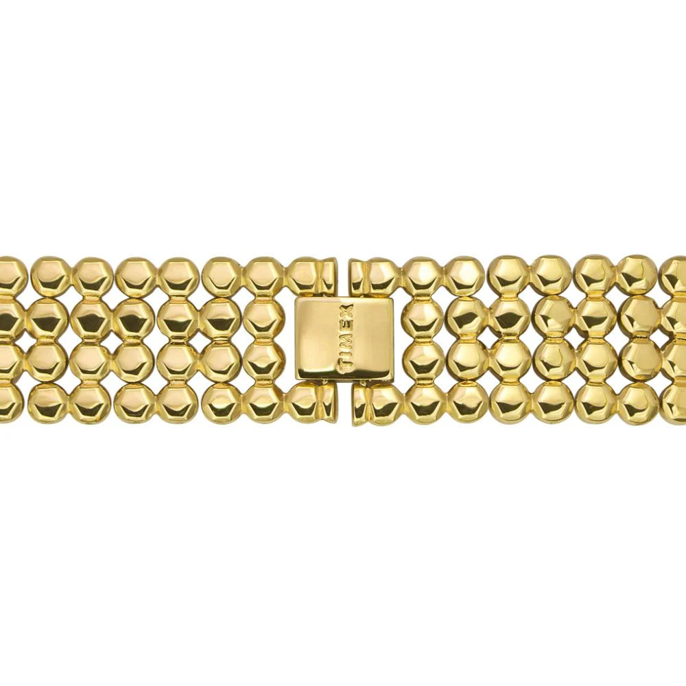 Timex TWEL13905 | Timex Fria Women Champagne Round Analog Watch