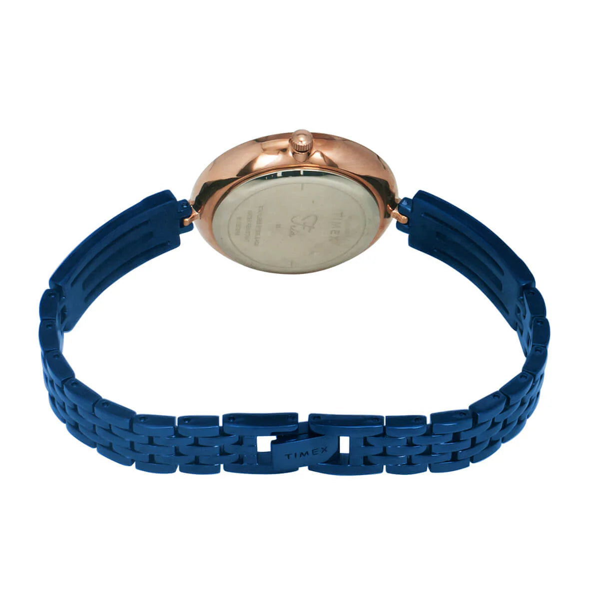 Timex TWEL16203 | Timex Fria Women Blue Round Analog Watch.