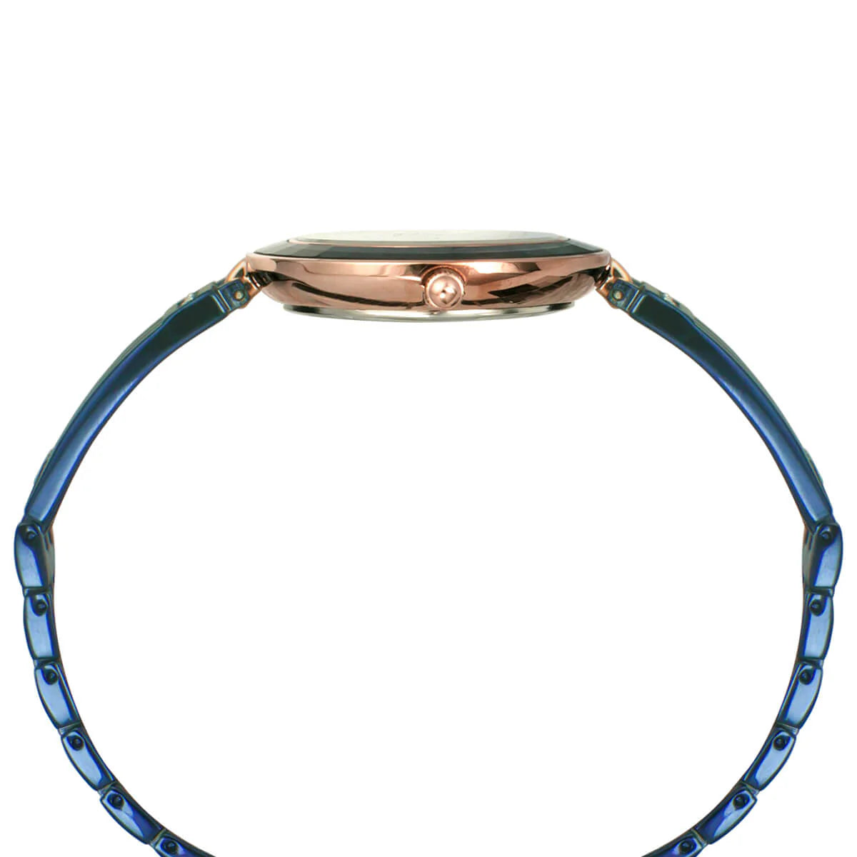 Timex TWEL16203 | Timex Fria Women Blue Round Analog Watch.