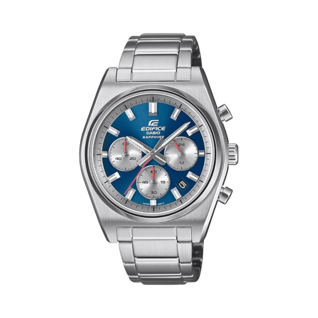 Casio EFB-730D-2AVUDF ED634 | Edifice Men Quartz Blue Dial Chronograph Stainless Steel Watch